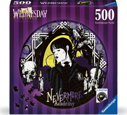 RAVENSBURGER Kulaté puzzle Wednesday 500 dílků