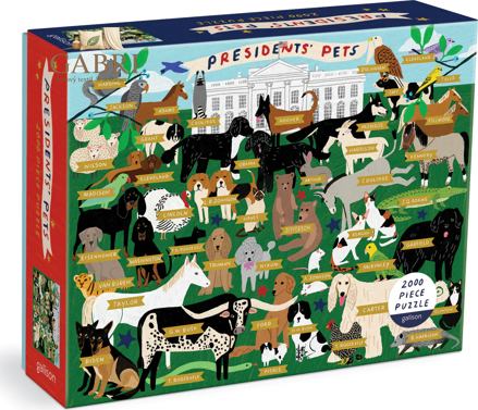 GALISON Puzzle Mazlíčci prezidentů 2000 dílků