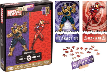 RIDLEY'S GAMES Puzzle Duel Marvel Avengers: Thanos vs Iron Man 2x70 dílků