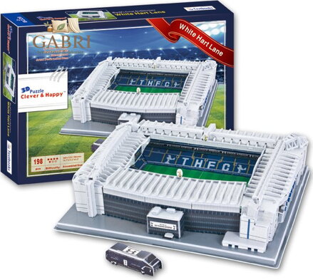 CLEVER&HAPPY 3D puzzle Stadion White Hart Lane - FC Tottenham Hotspur 198 dílků