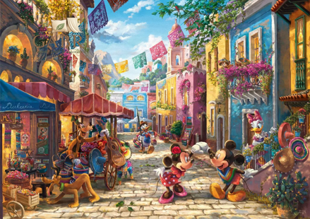 SCHMIDT Puzzle Mickey & Minnie v Mexiku 6000 dílků