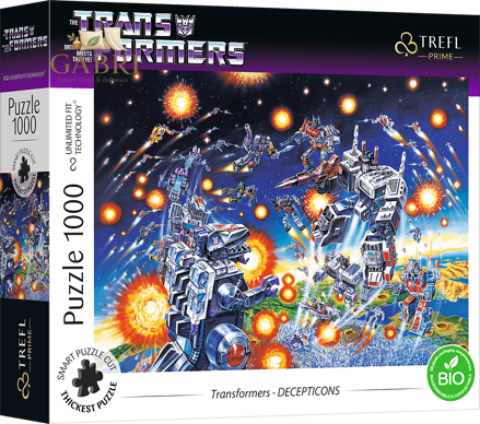 TREFL Puzzle UFT Transformers: Deceptikoni 1000 dílků