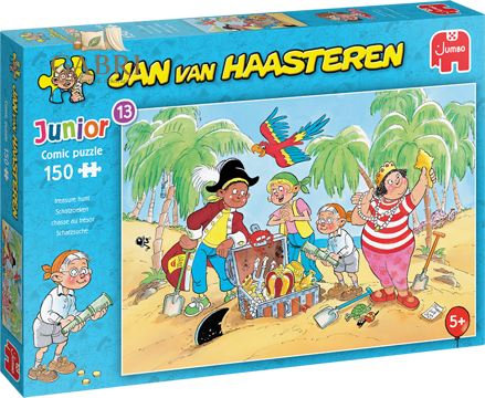 JUMBO Puzzle JvH Junior 13: Honba za pokladem 150 dílků