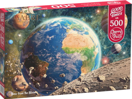 CHERRY PAZZI Puzzle Výhled z Měsíce 500 dílků