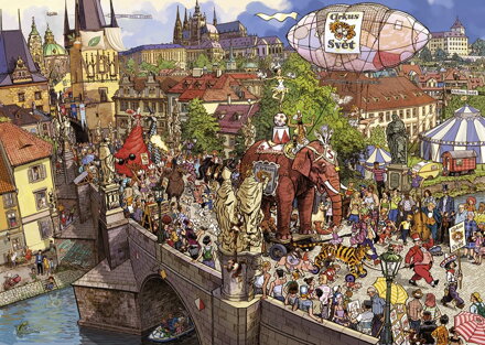 HEYE Puzzle Pouliční průvod 2000 dílků