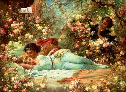 ANATOLIAN Puzzle Růžový altánek 1000 dílků