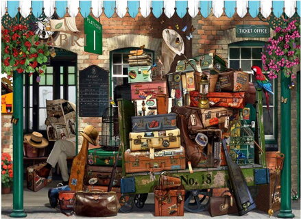 ANATOLIAN Puzzle Na nádraží 1000 dílků