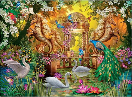 ANATOLIAN Puzzle Tajuplná zahrada 1000 dílků