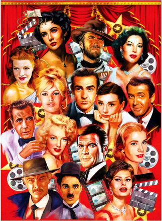 ANATOLIAN Puzzle Hvězdy Hollywoodu 1000 dílků