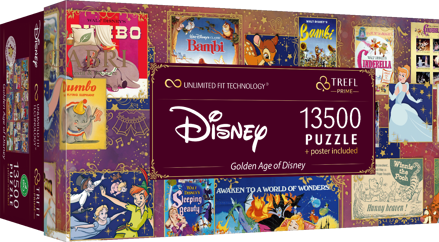 TREFL Puzzle UFT Zlatý věk Disney 13500 dílků