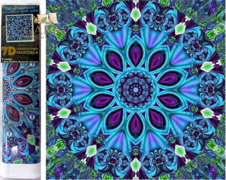 Norimpex Diamantové malování 7D Magická mandala 30x30cm