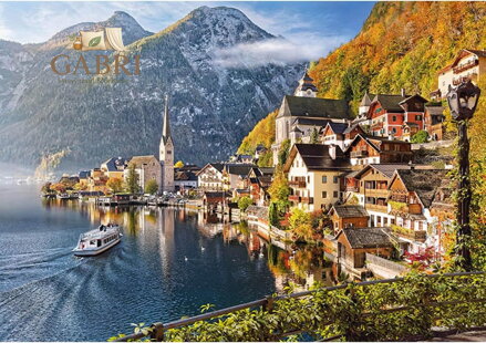 CHERRY PAZZI Puzzle Halštat ranním světle 2000 dílků