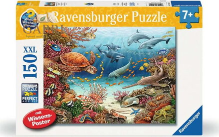 RAVENSBURGER Puzzle Podmořský život XXL 150 dílků