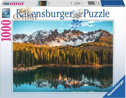 RAVENSBURGER Puzzle Jezero Karersee, Itálie 1000 dílků