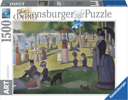 RAVENSBURGER Puzzle Nedělní odpoledne na ostrově La Grande Jatte 1500 dílků