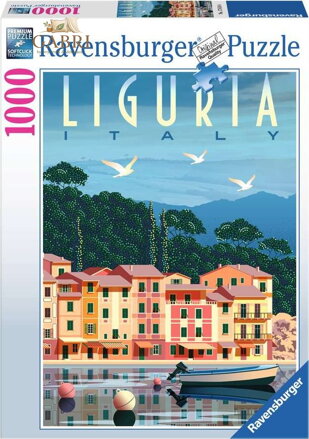 RAVENSBURGER Puzzle Pohlednice z Ligurie 1000 dílků