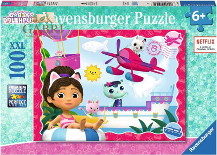 RAVENSBURGER Puzzle Gábinin kouzelný domek XXL 100 dílků