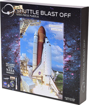 Puzzle Nasa: Start raketoplánu 1000 dílků