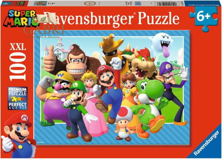 RAVENSBURGER Puzzle Super Mario XXL 100 dílků