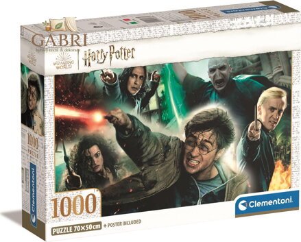 CLEMENTONI Puzzle Harry Potter: Kouzla 1000 dílků