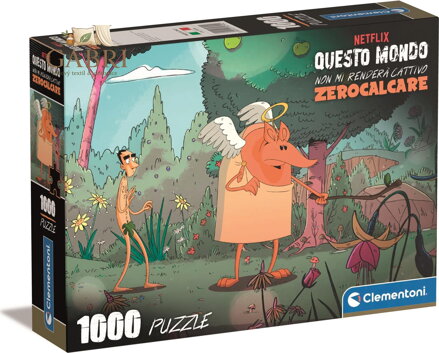 CLEMENTONI Puzzle Netflix: Tenhle svět mě nedostane (Zerocalcare II) 1000 dílků