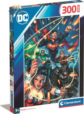 CLEMENTONI Puzzle DC Comics: Liga Spravedlnosti 300 dílků