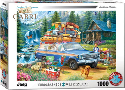 EUROGRAPHICS Puzzle Jeep: Pořádný náklad 1000 dílků