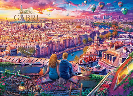 EUROGRAPHICS Puzzle Střechy Paříže 1000 dílků