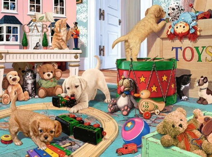 RAVENSBURGER Puzzle Štěňata XXL 150 dílků