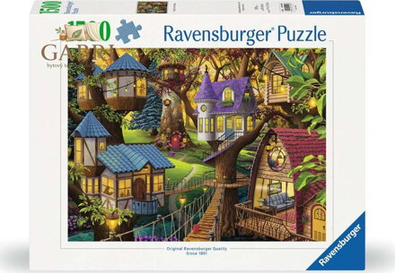 RAVENSBURGER Puzzle Soumrak v korunách stromů 1500 dílků