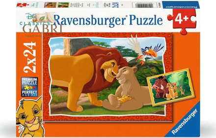RAVENSBURGER Puzzle Disney: Lví král 2x24 dílků