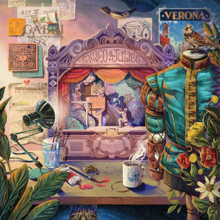 RAVENSBURGER Čtvercové puzzle Art & Soul: Romeo a Julie 750 dílků