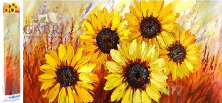 Norimpex Diamantové malování Krásné slunečnice 80x40cm