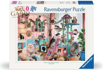 RAVENSBURGER Puzzle Kočičí nebe 1000 dílků