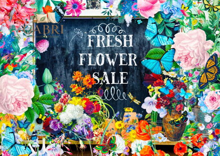 ENJOY Puzzle Výprodej květin 1000 dílků