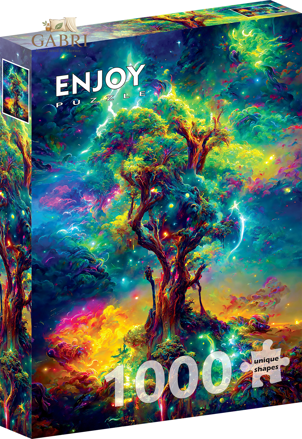 ENJOY Puzzle Kosmický strom života 1000 dílků