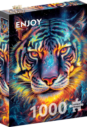 ENJOY Puzzle Tygří houževnatost 1000 dílků