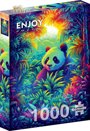 ENJOY Puzzle Pandí koutek 1000 dílků