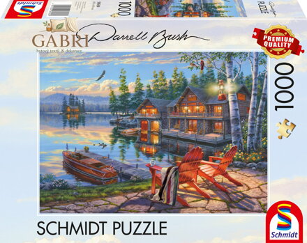 SCHMIDT Puzzle Břehy jezera Loon Lake, New York 1000 dílků