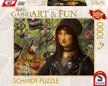 SCHMIDT Puzzle Art&Fun: Mona Lisa 2024, 1000 dílků