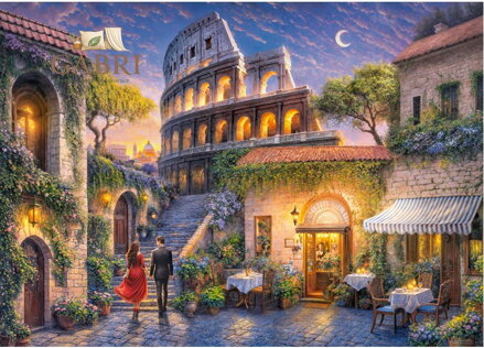 CHERRY PAZZI Puzzle Romantický Řím 1000 dílků