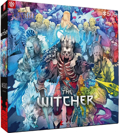 GOOD LOOT Puzzle The Witcher: Frakce monster 500 dílků