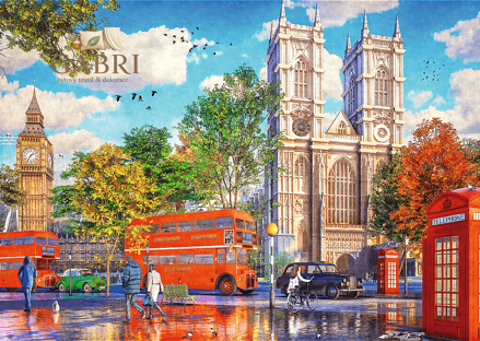 TREFL Puzzle Premium Plus Tea Time: Pohled na Londýn 1000 dílků
