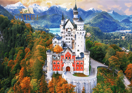 TREFL Puzzle Premium Plus Photo Odyssey: Zámek Neuschwanstein 1000 dílků