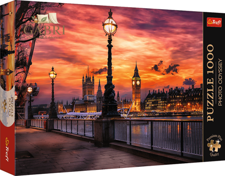 TREFL Puzzle Premium Plus Photo Odyssey: Big Ben, Londýn 1000 dílků
