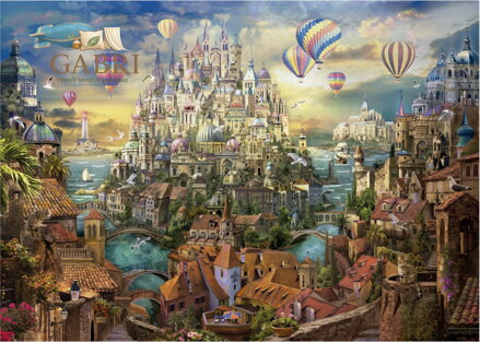 EDUCA Puzzle Město snů 2000 dílků