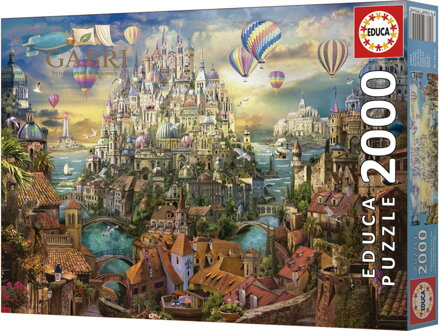 EDUCA Puzzle Město snů 2000 dílků