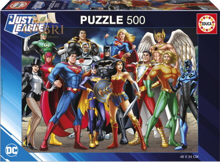 EDUCA Puzzle Liga spravedlnosti 500 dílků