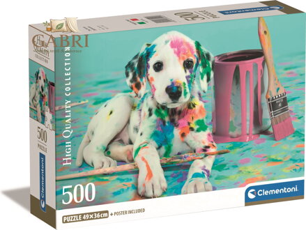 CLEMENTONI Puzzle Legrační dalmatin 500 dílků