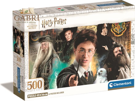 CLEMENTONI Puzzle Harry Potter 500 dílků